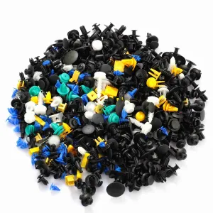 500-Pieces: 30 Kinds Bumper Fastener Rivets