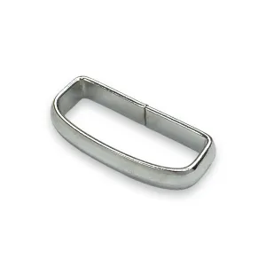 1.5" Nickel Strap Keeper Loop