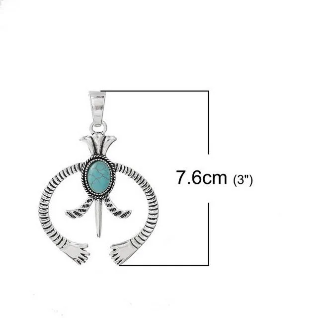 2Pcs Imation Stone Cactus Feather Pendant Necklace High Quality Engagement Wedding Women Jewelry