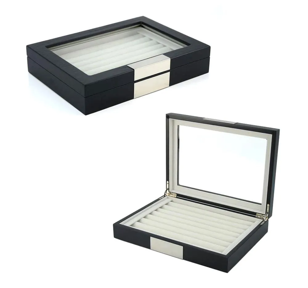 36 Pairs Wood Cufflink Box