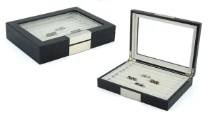 36 Pairs Wood Cufflink Box