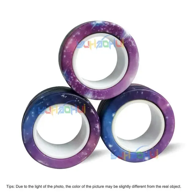 3Pcs Magnetic Rings Anti-Stress