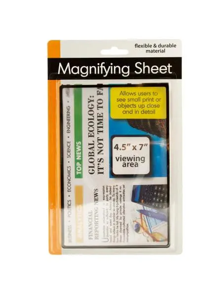 3X Magnifying Sheet (Available in a pack of 12)