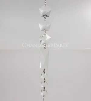 9" Graduated Clear Basket Chain