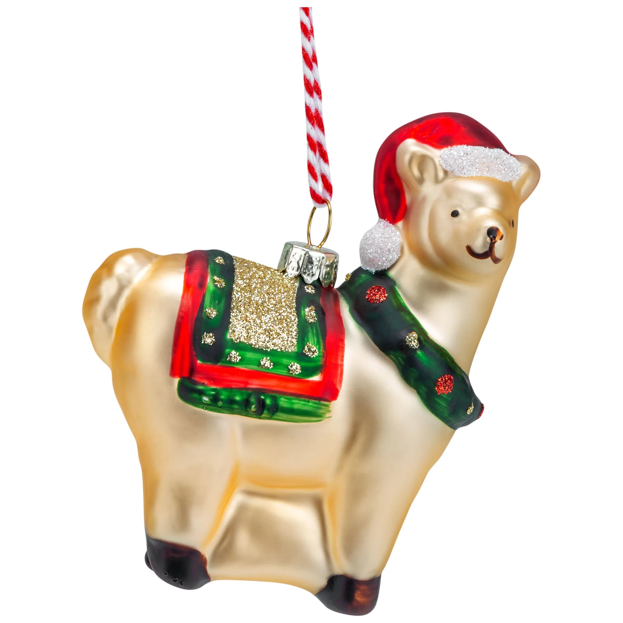 Adorable Animal Glass Bauble Ornament