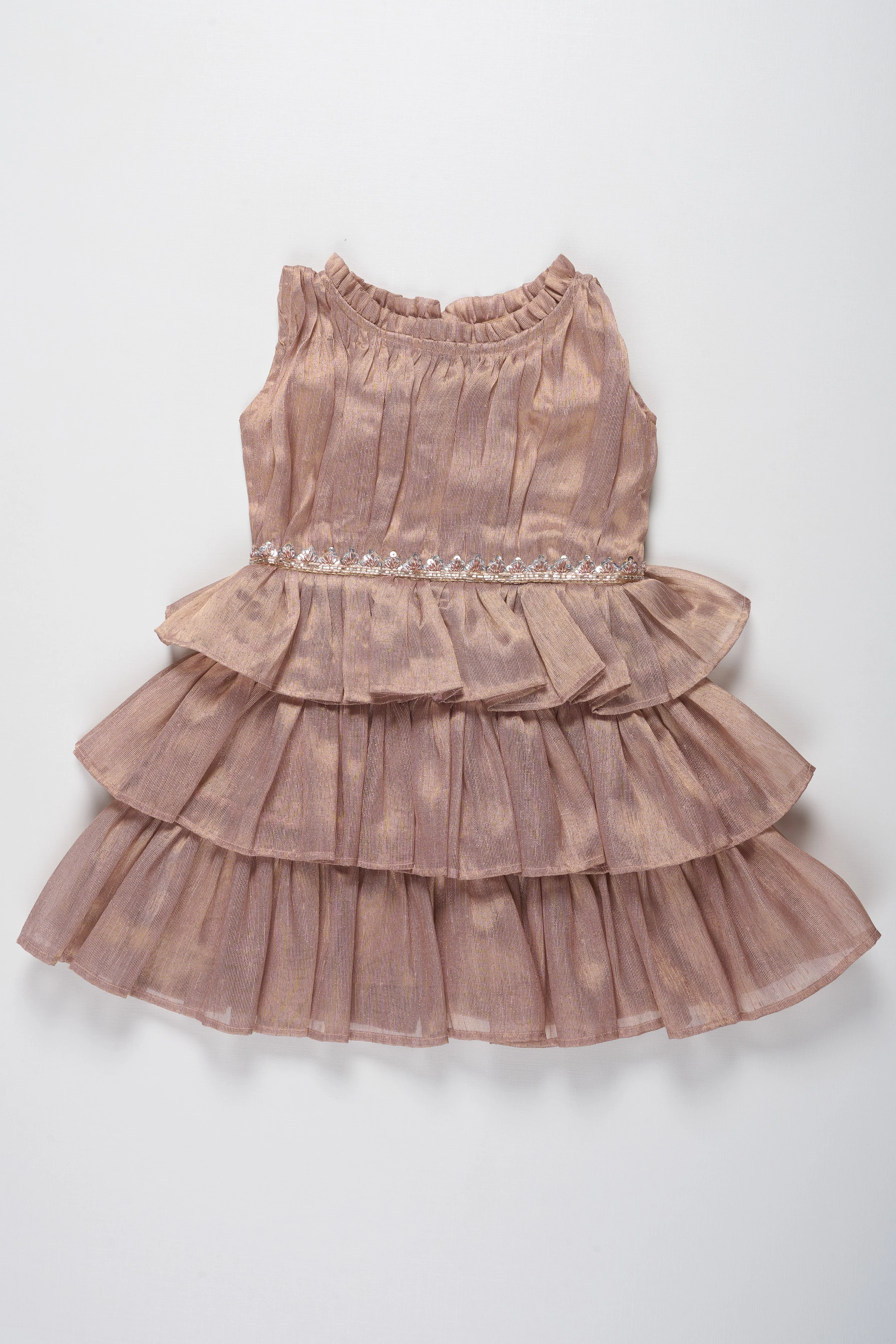 Adorable Lavender Tiered Baby Dress