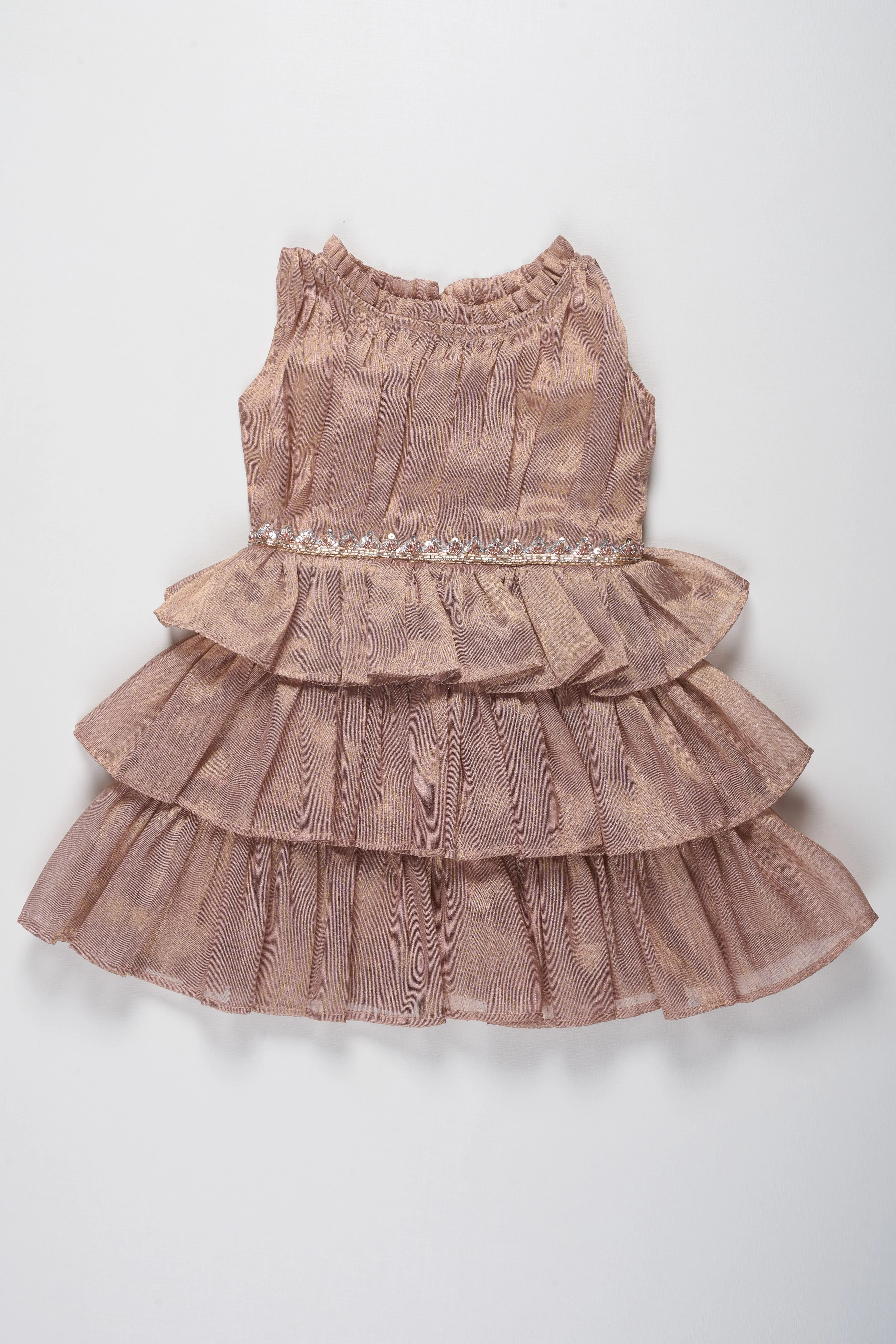 Adorable Lavender Tiered Baby Dress