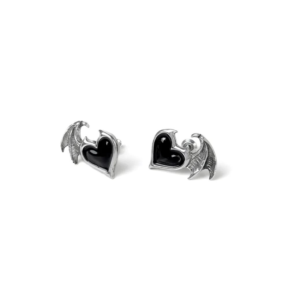 ALCHEMY OF ENGLAND BAT WING STUD EARRINGS