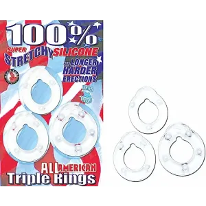 All American Triple Rings