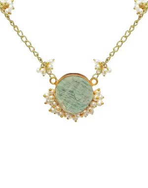 Amazonite Tiara Necklace