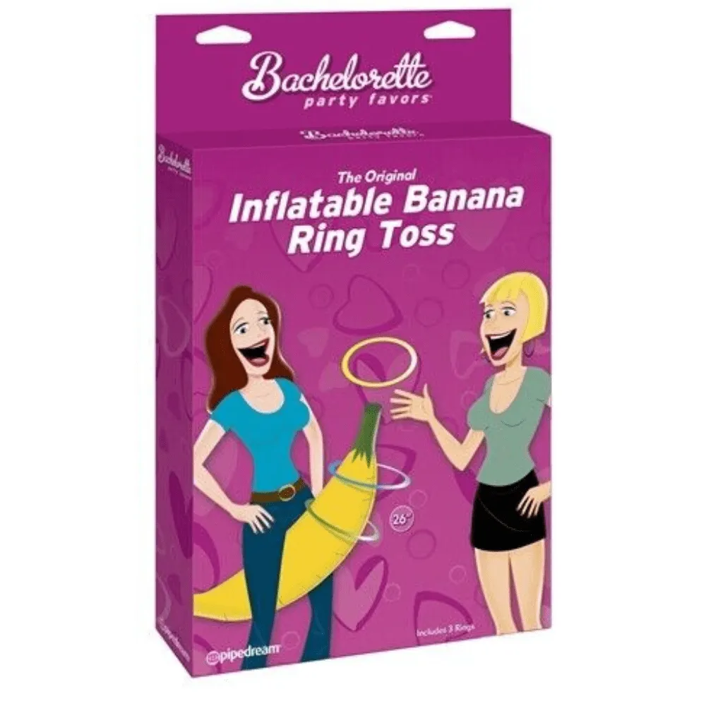 Bachelorette Party Favors Inflatable Banana Ring Toss Party Game