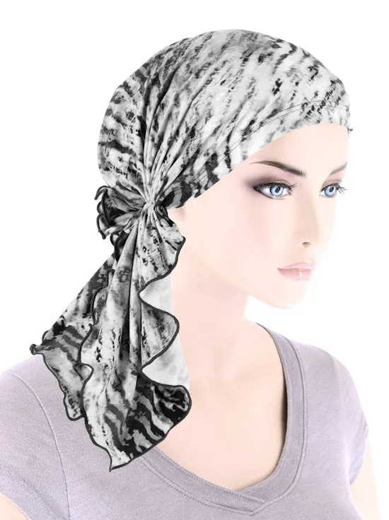 BELLA-785#The Bella Scarf Gray Tiger