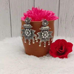 Bhavi Jewels Oxidised Plated Dangler Earrings