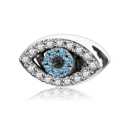 Blue Eye Charm 925 Sterling Silver