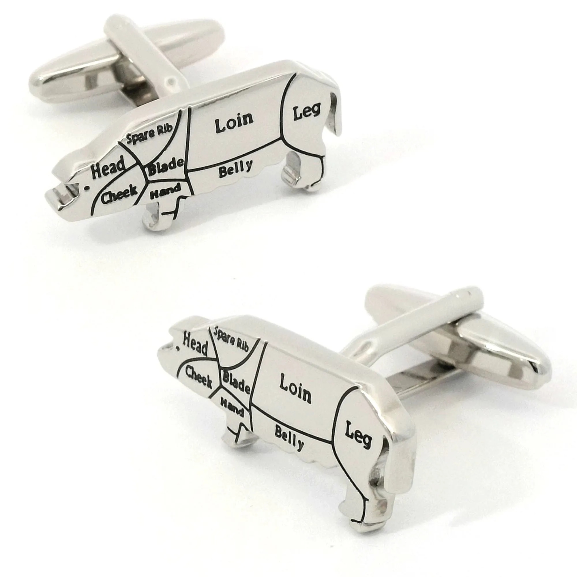 Butchers Cut (Pork) Cufflinks