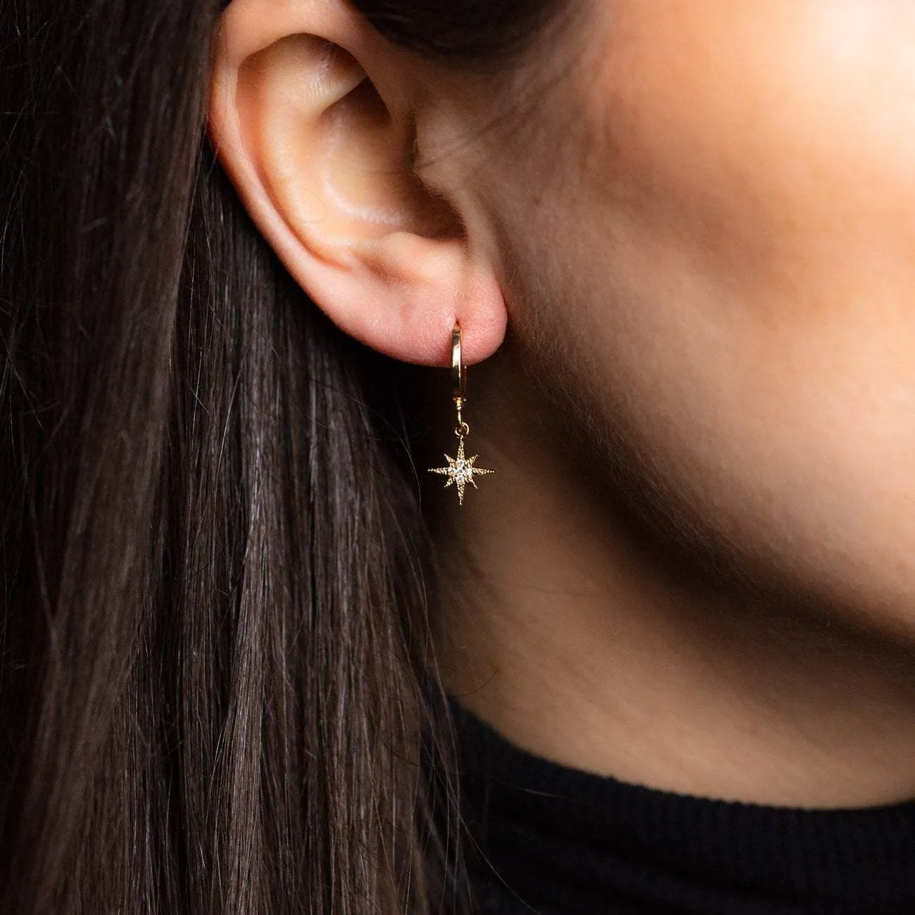 Stunning Chloe Star and Moon Hoop Earrings for an Elegant Look