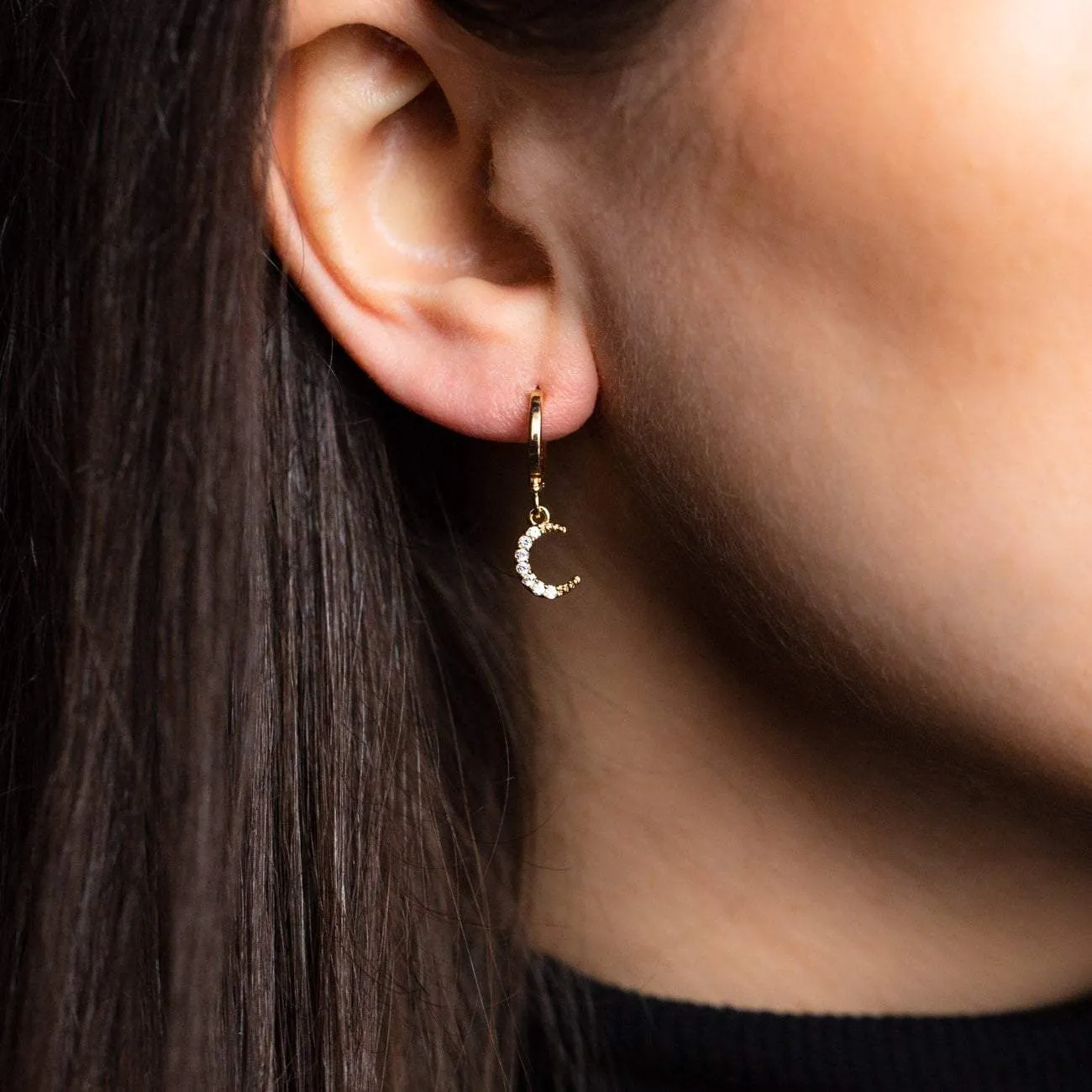 Stunning Chloe Star and Moon Hoop Earrings for an Elegant Look