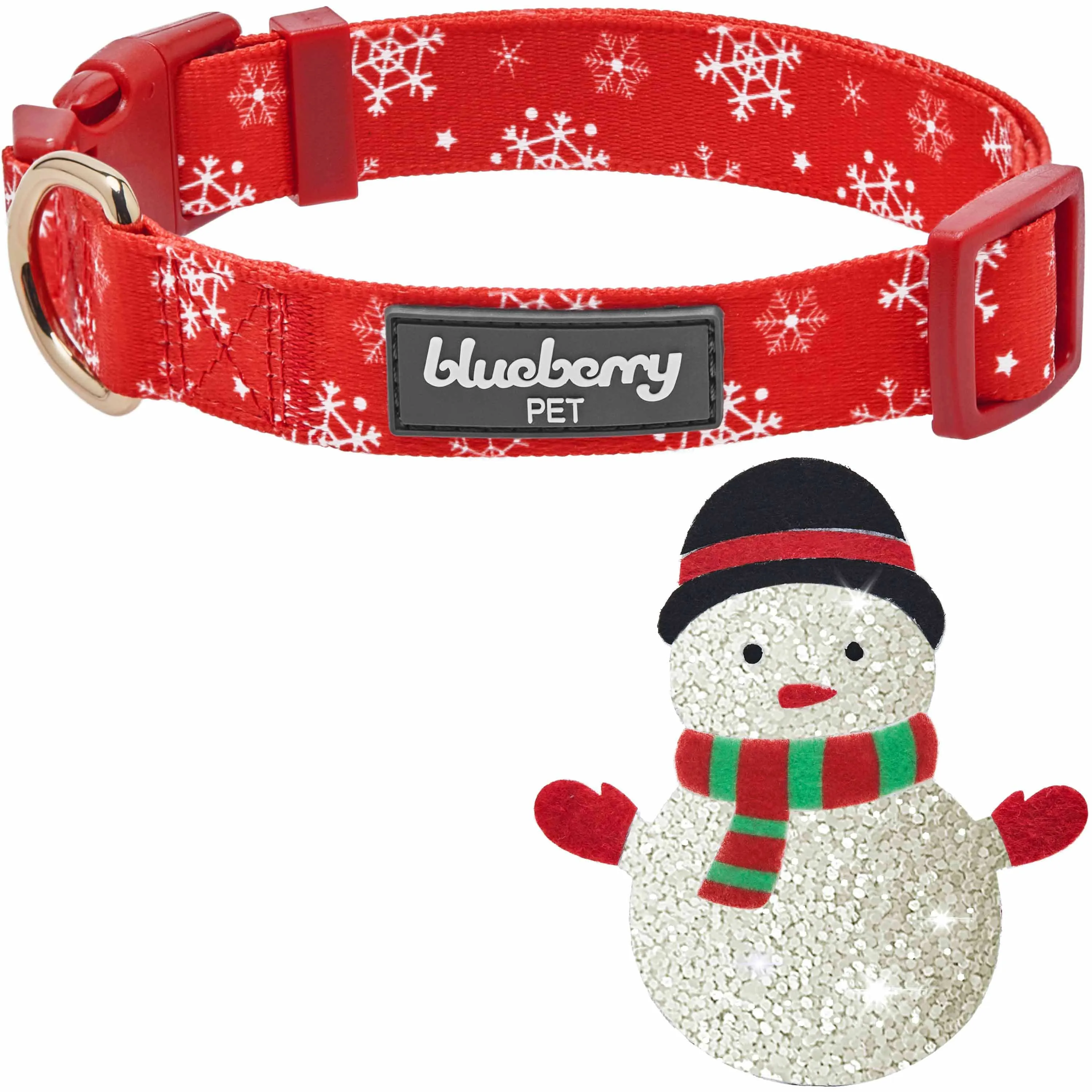 Christmas Dog Collar with Stunning Décor