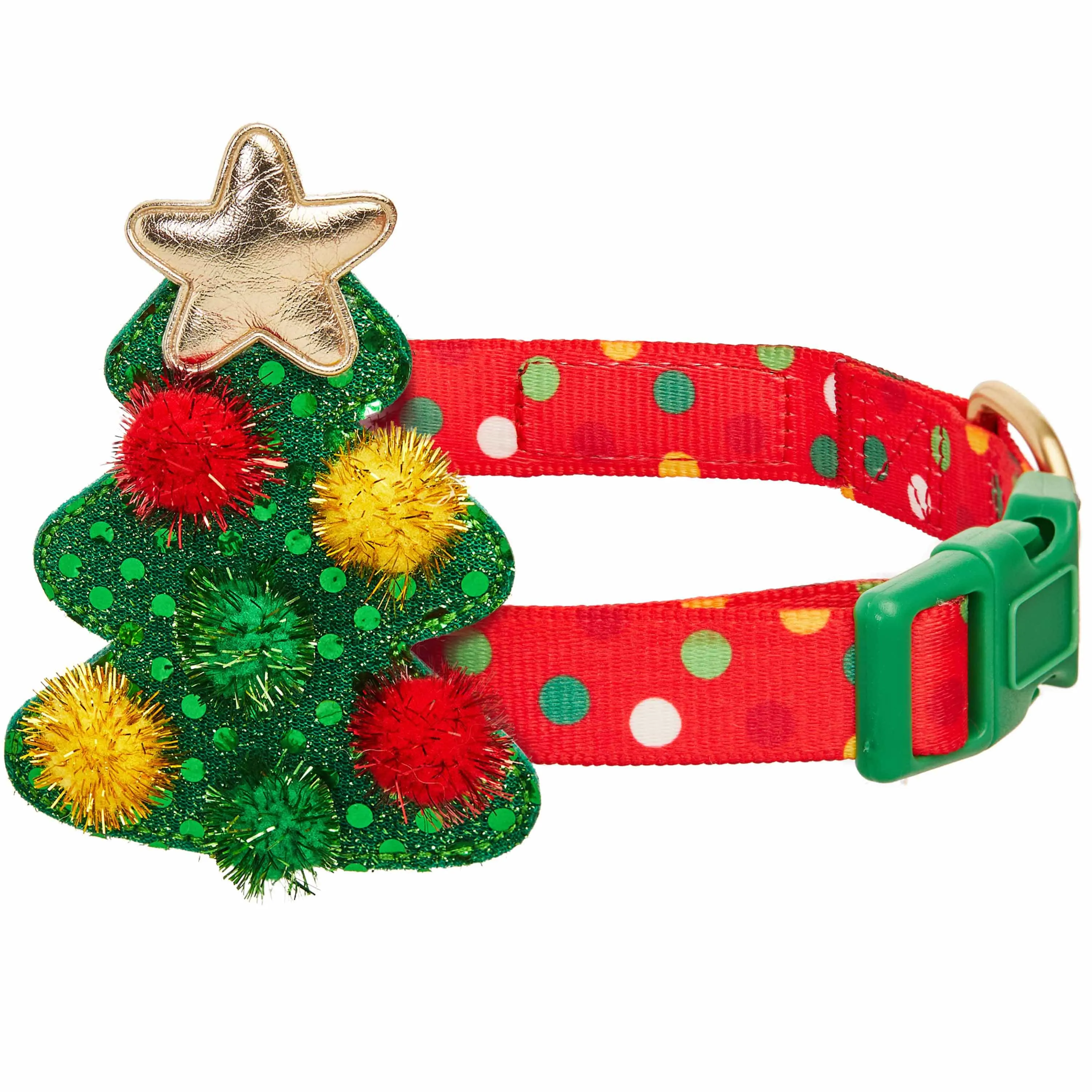 Christmas Dog Collar with Stunning Décor