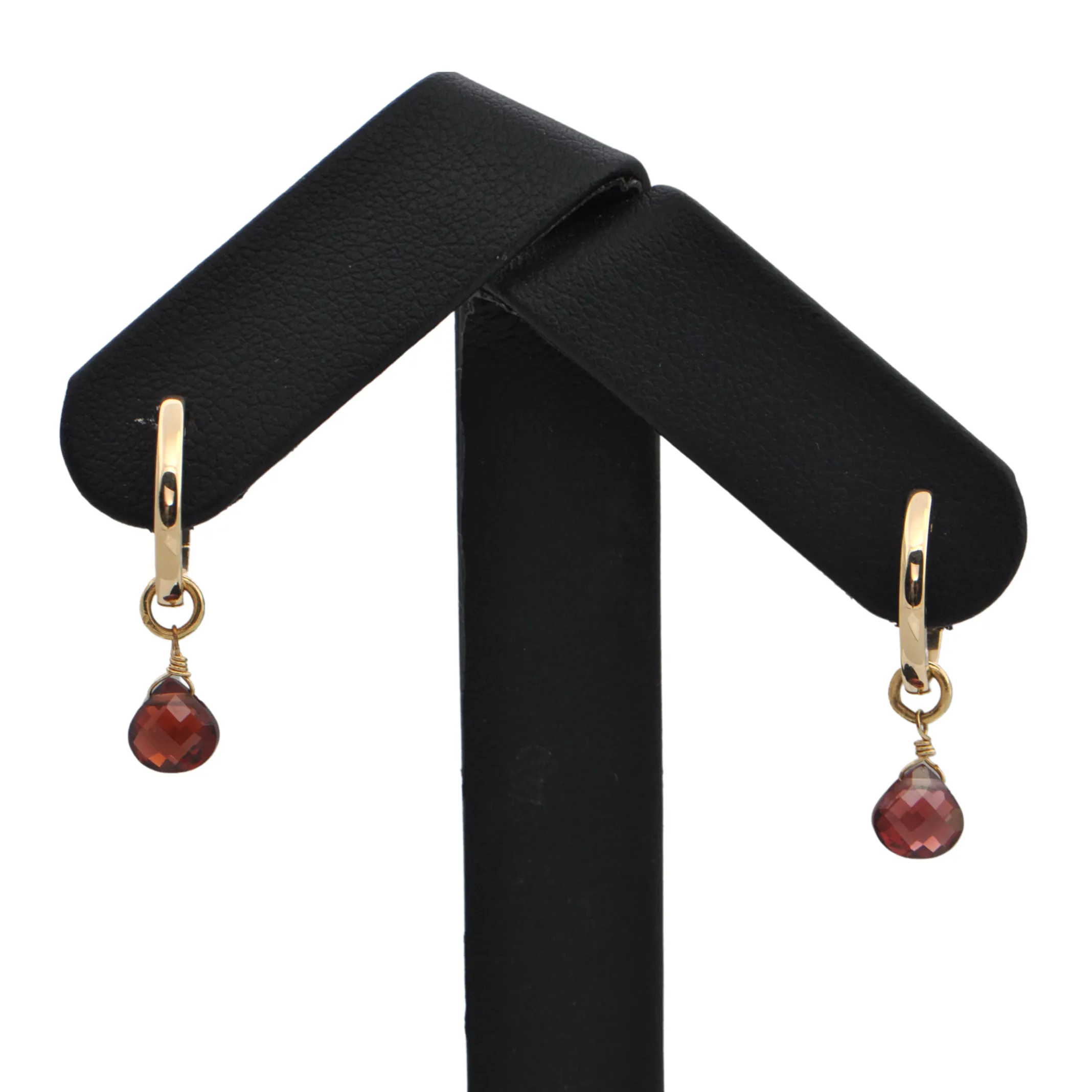 Daisy Exclusive Garnet 18k Gold Earring Enhancers