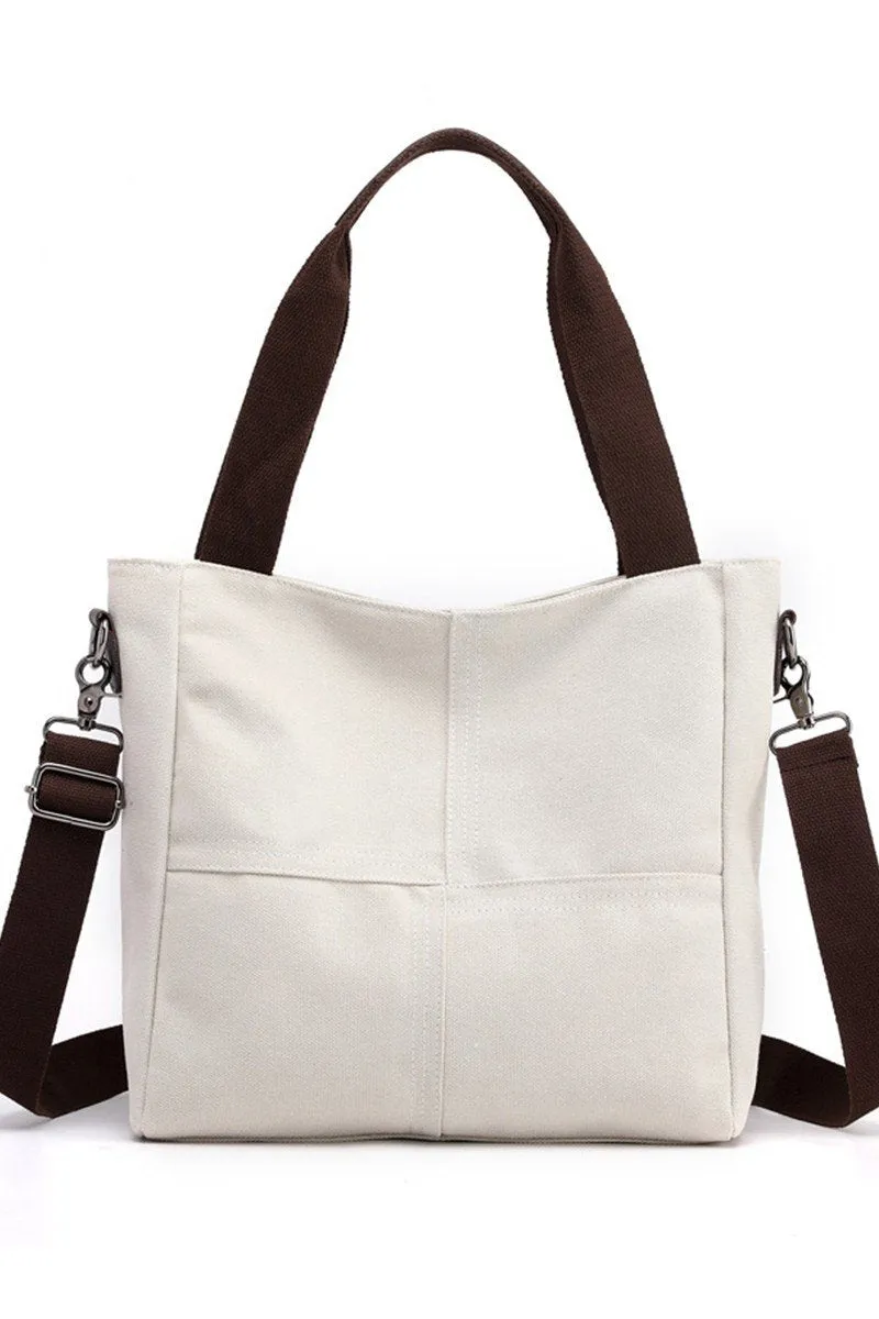 DANDY SOLID TRENDY CANVAS BAG