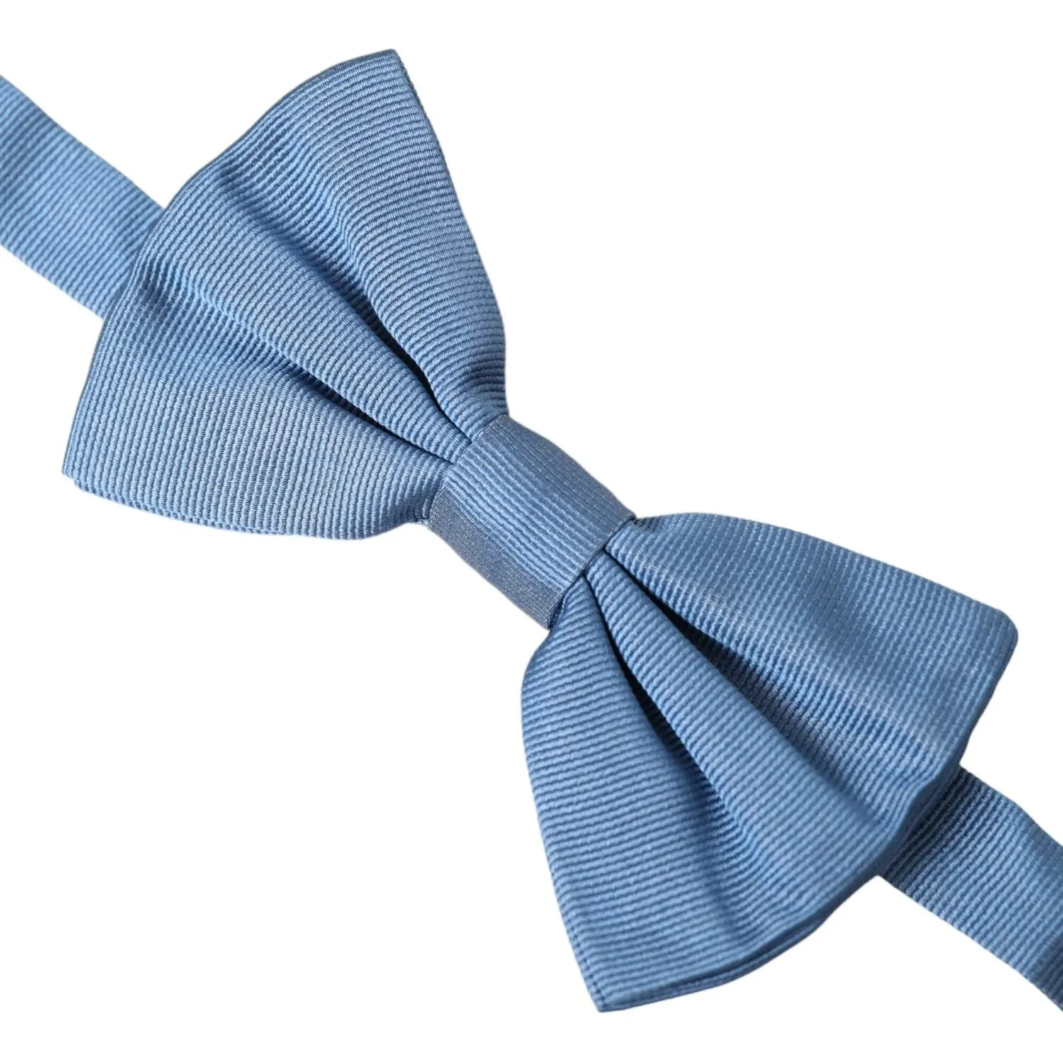 Dolce & Gabbana Blue Silk Adjustable Neck Men Bow Tie