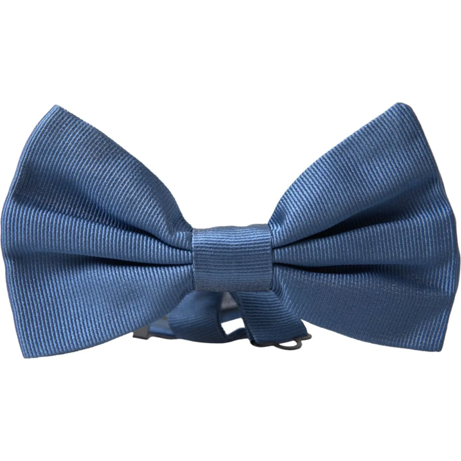 Dolce & Gabbana Blue Silk Adjustable Neck Men Bow Tie