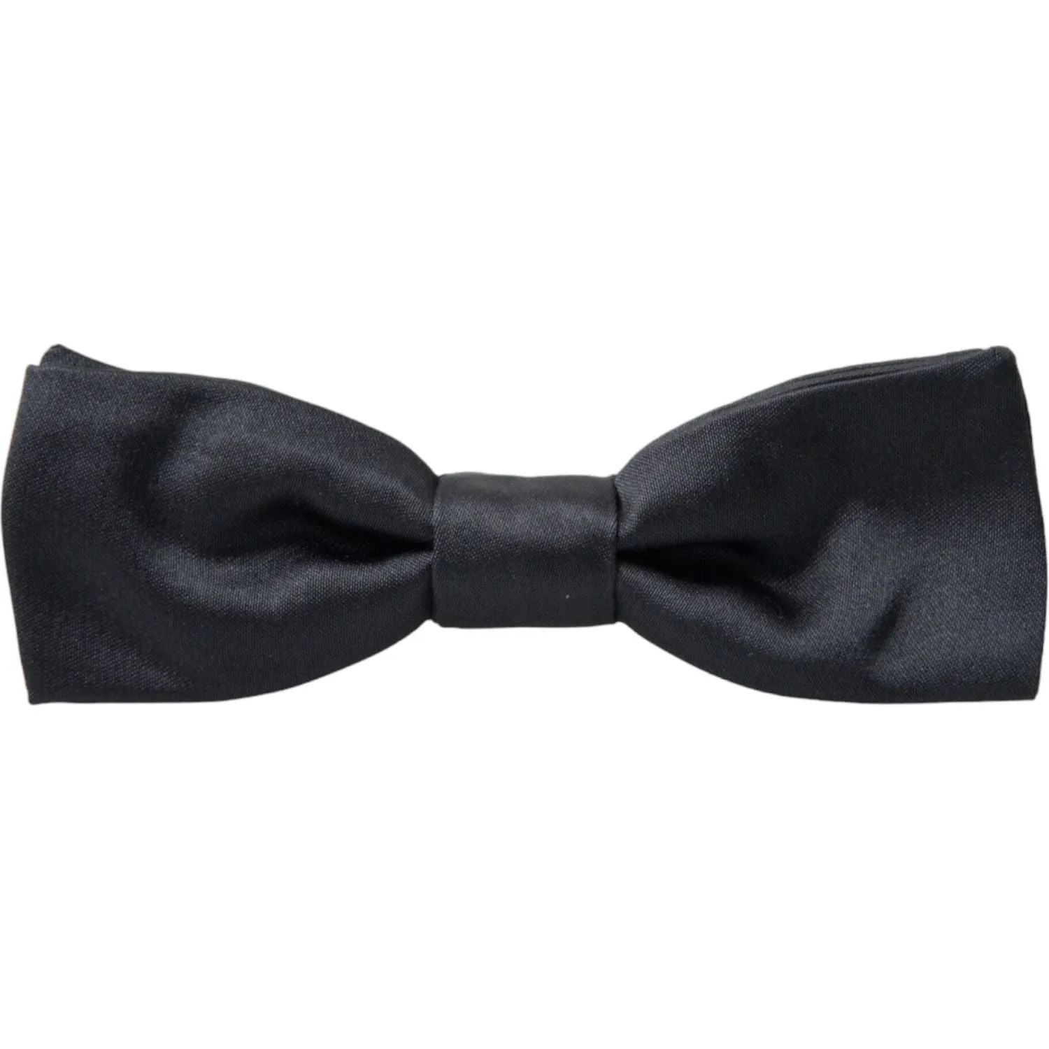 Dolce & Gabbana Elegant Anthracite Gray Silk Bow Tie