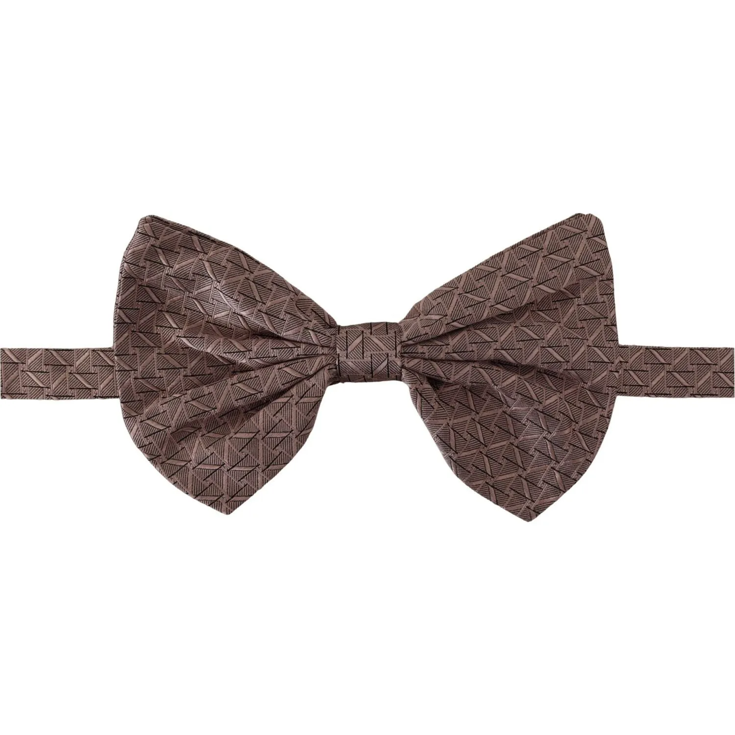 Dolce & Gabbana Elegant Silk Gray Bow Tie - Men's Formalwear