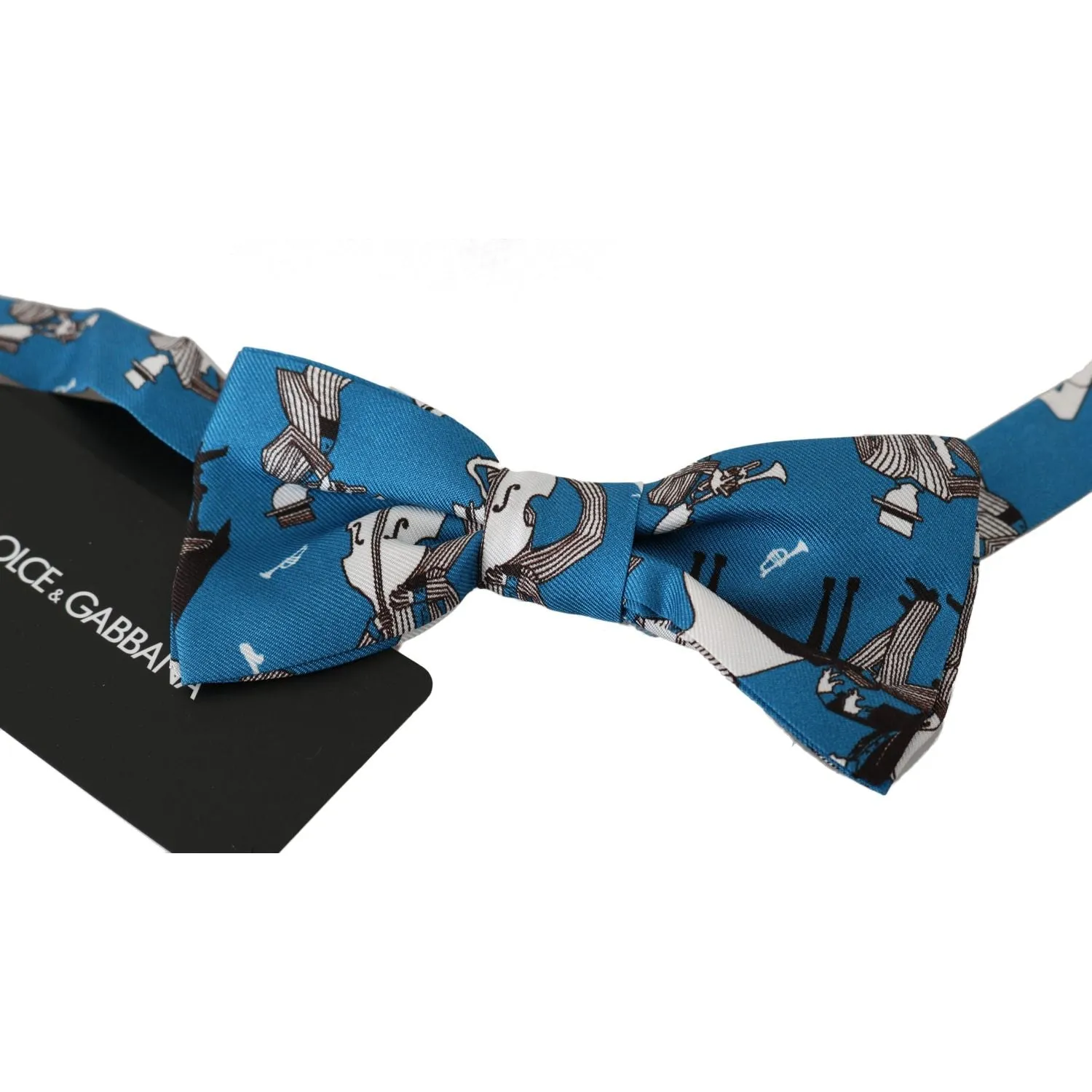 Dolce & Gabbana Elegant Silk Jazz Club Bow Tie