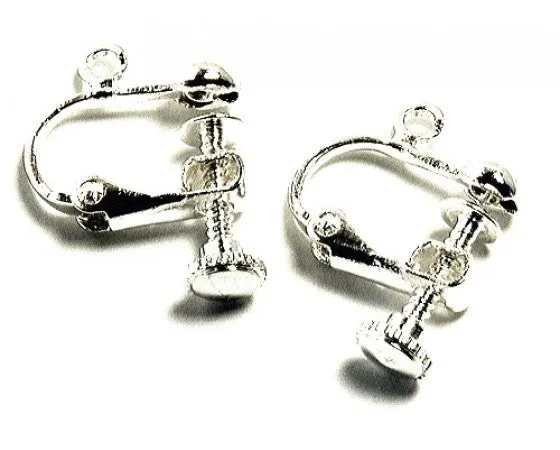 Earrings - Screw Clip with Loops