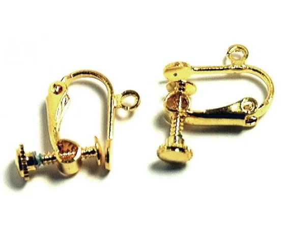 Earrings - Screw Clip with Loops