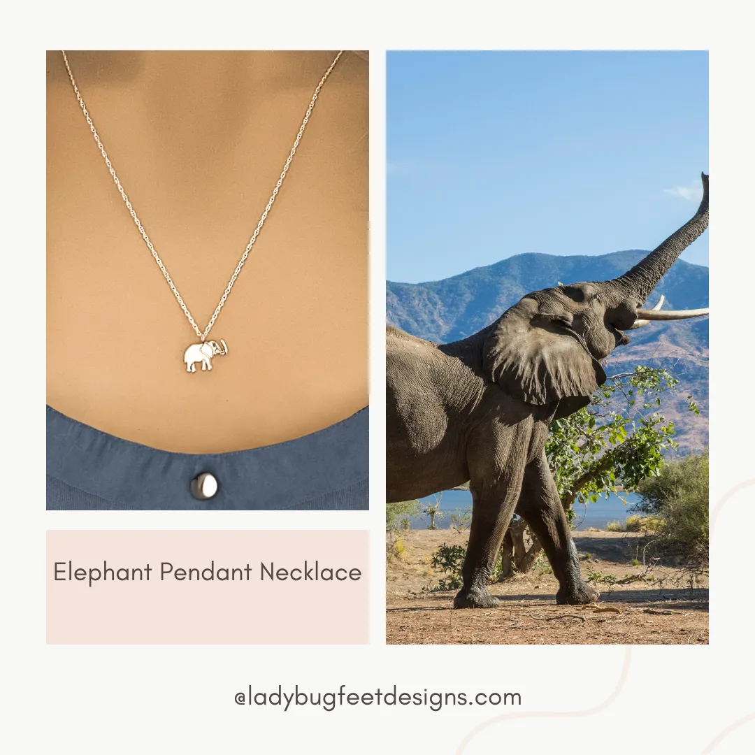 Elephant Pendant Necklace