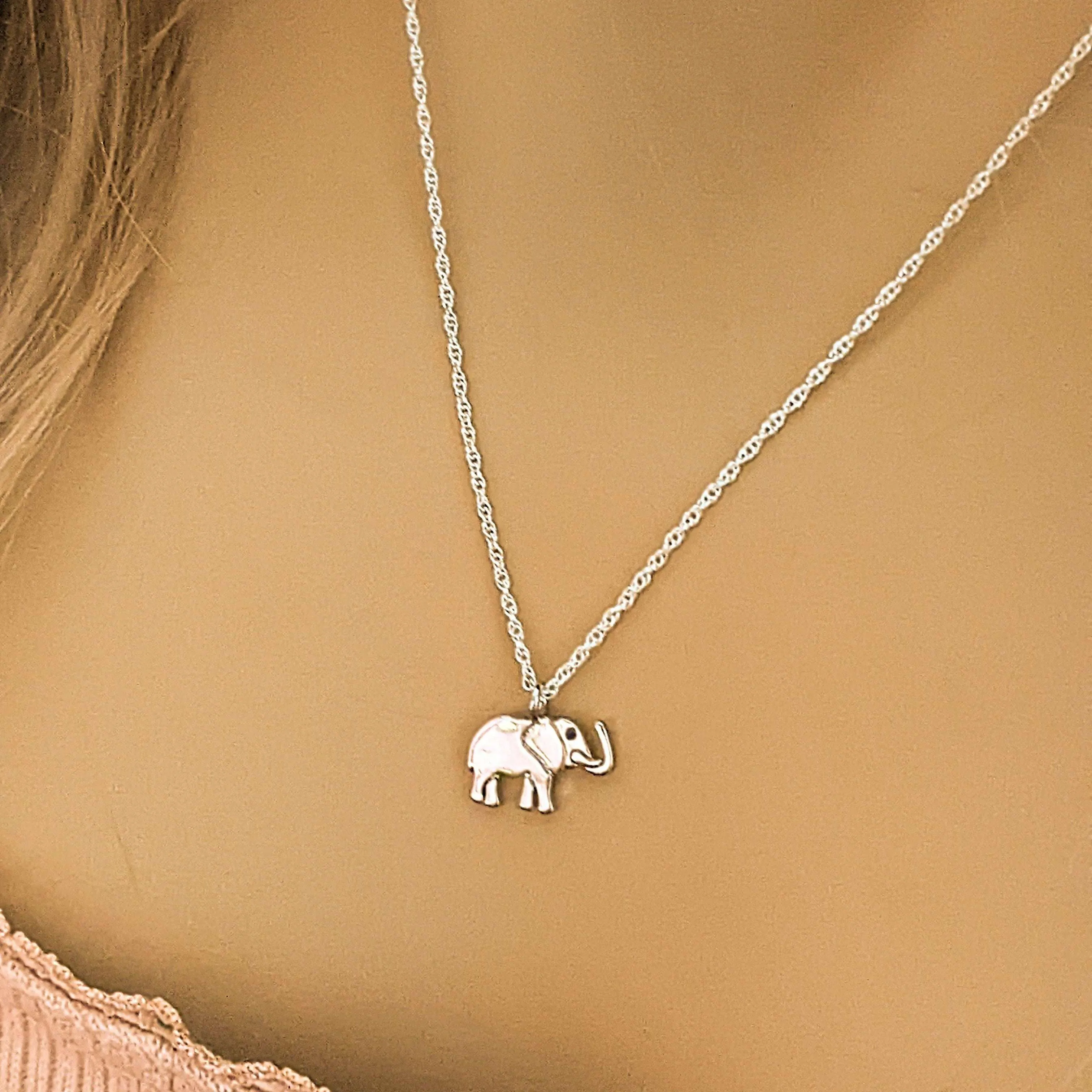 Elephant Pendant Necklace