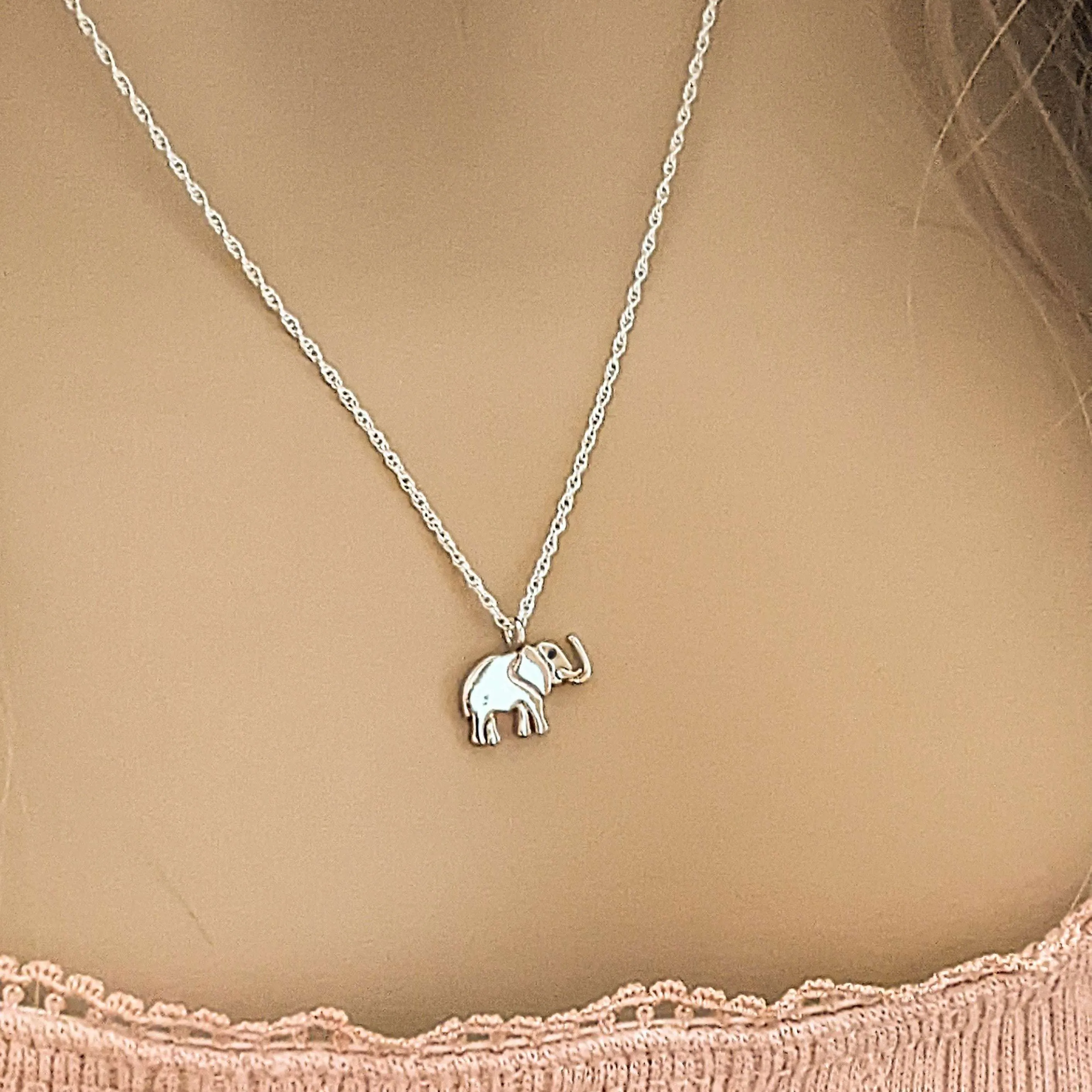 Elephant Pendant Necklace