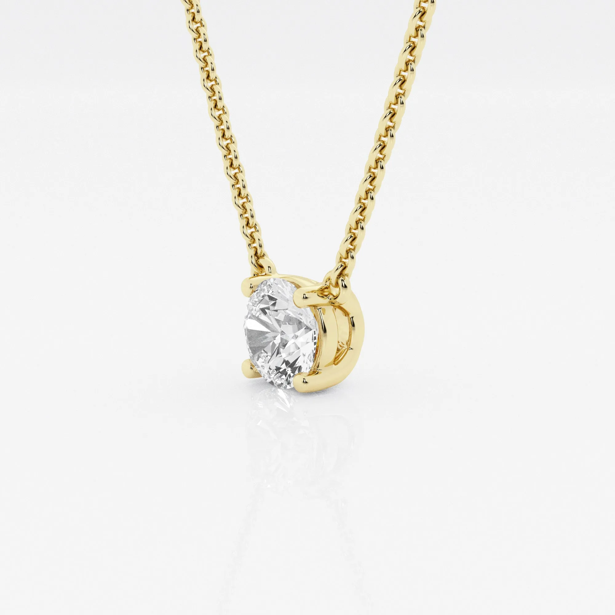 Ethereal 1ct Round Necklace