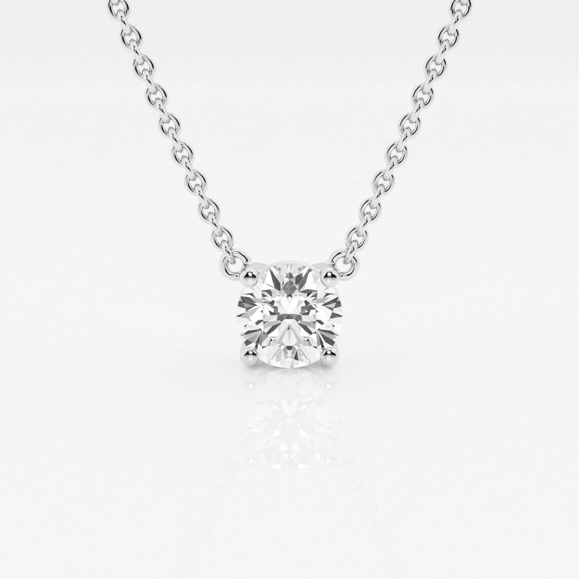 Ethereal 1ct Round Necklace