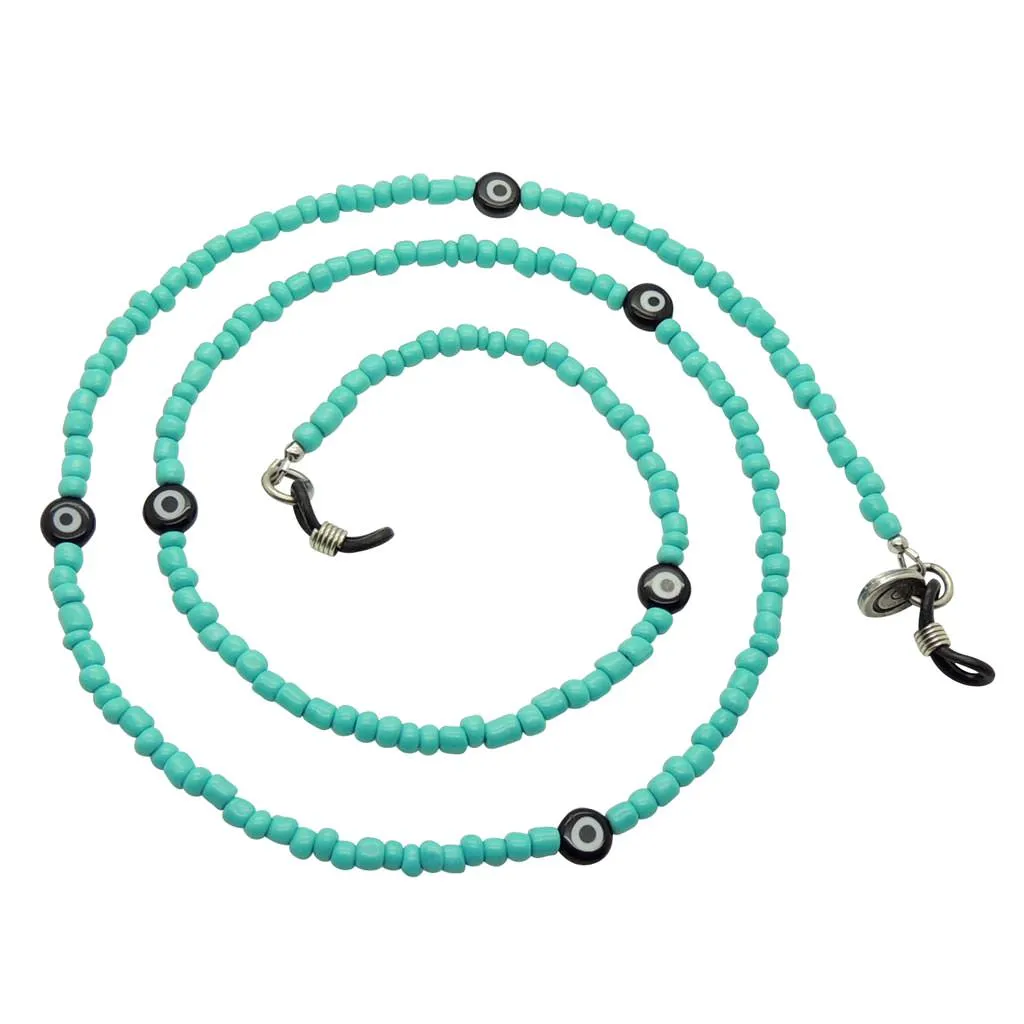 Evil Eye Charm Beaded Glasses Chain