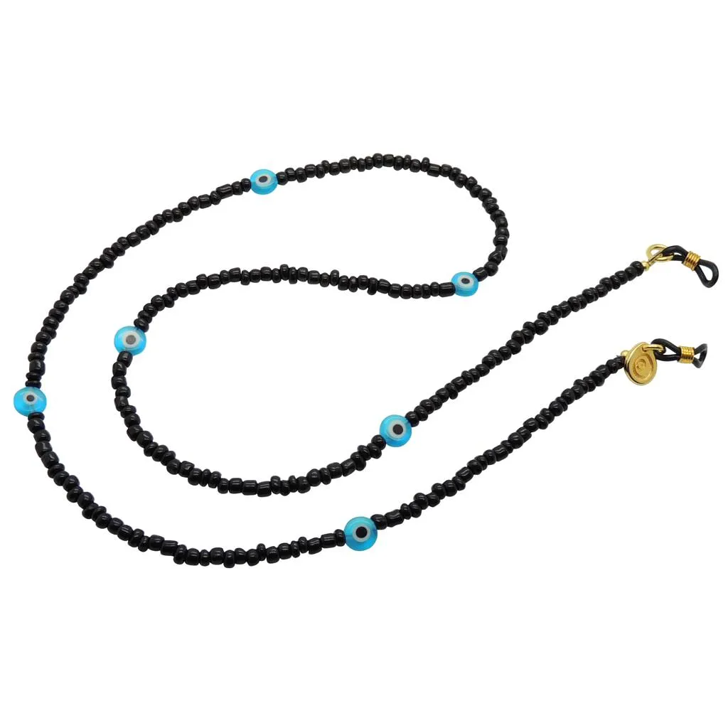 Evil Eye Charm Beaded Glasses Chain