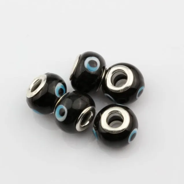 Evil Eye Glass Charm Bead (1 Charm)