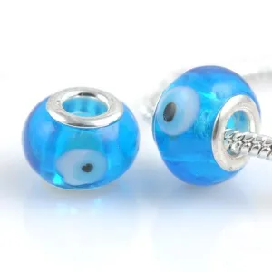 Evil Eye Glass Charm Bead (1 Charm)