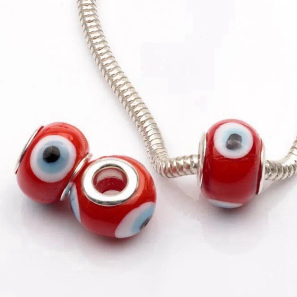 Evil Eye Glass Charm Bead (1 Charm)