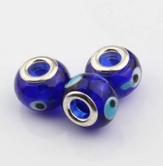 Evil Eye Glass Charm Bead (1 Charm)