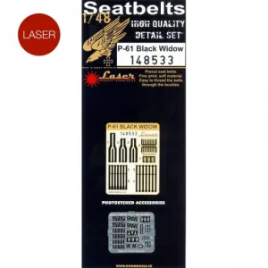 HGW 1/48 P-61 Black Widow - Seatbelts | 148533