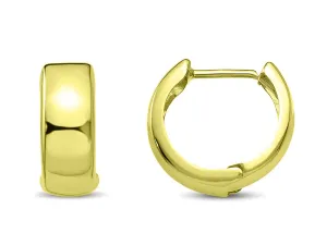 Hinged Huggie Hoop Earrings