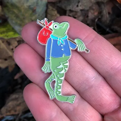 Hobo Frog · Enamel Pin