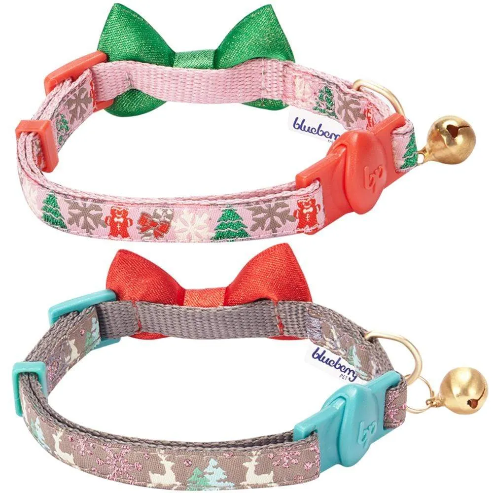 Holiday Fun Cat Collar, 2 Pack