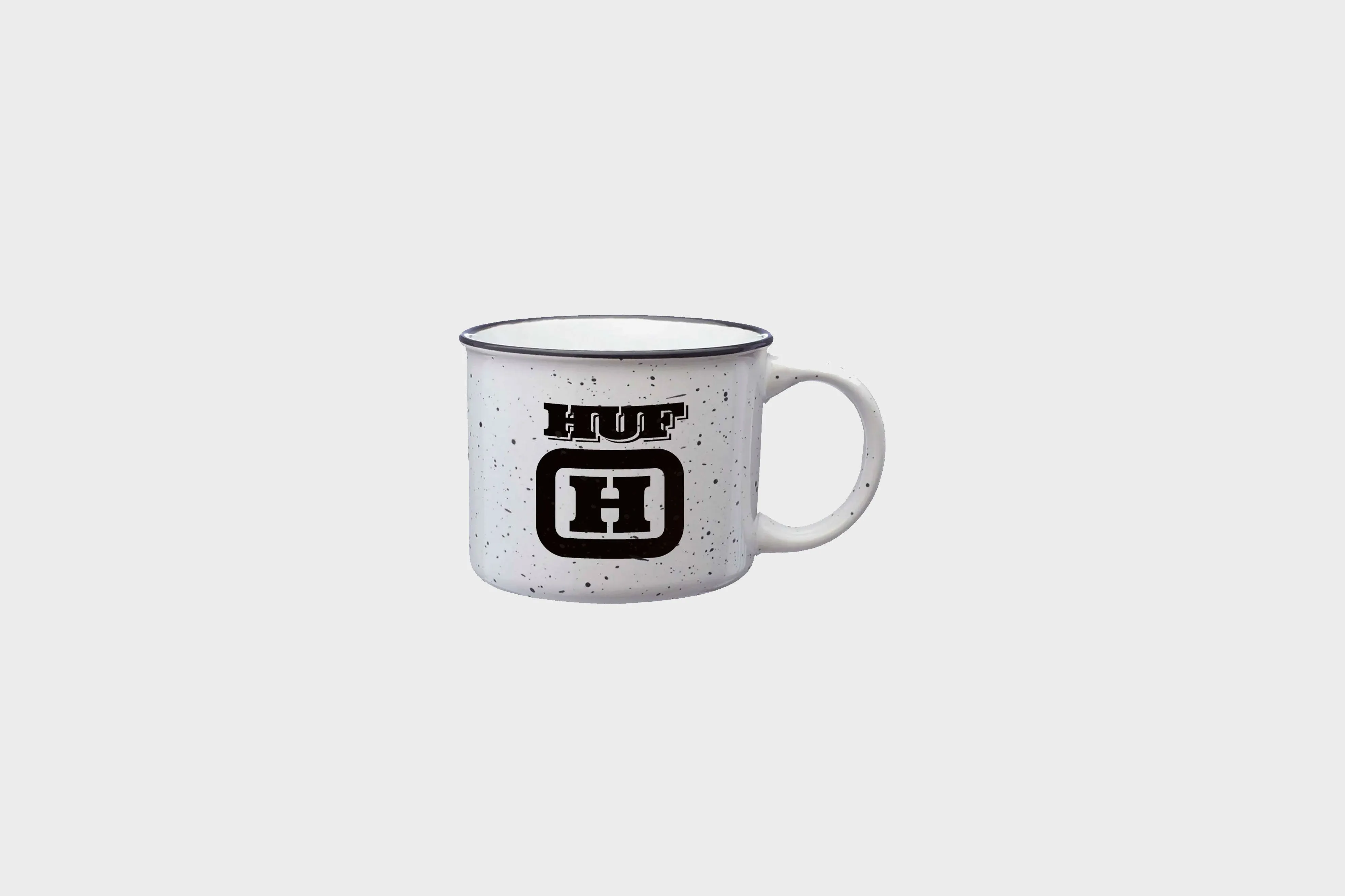 HUF X Land Cruiser - Coffee Break Enamel Cup (White)