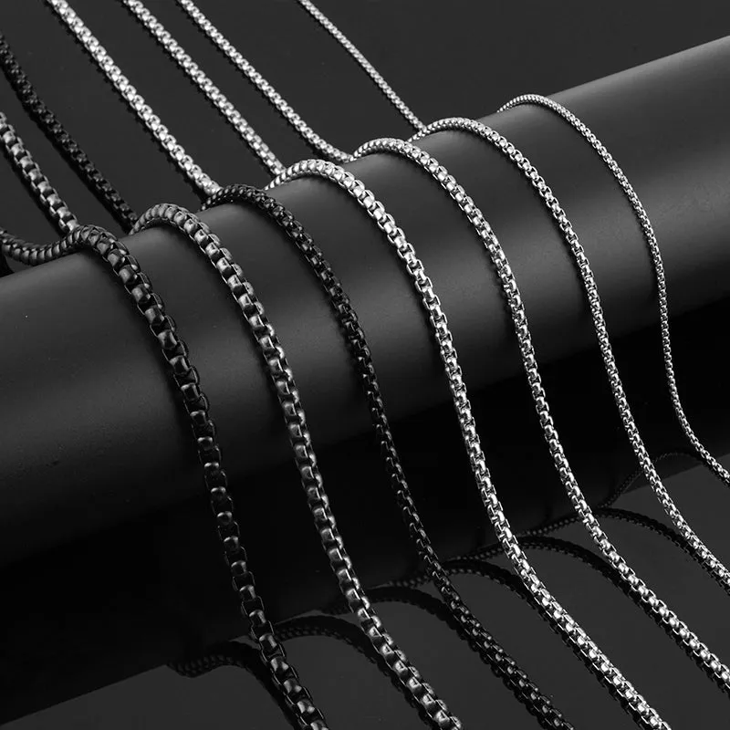 Hypoallergenic Stainless Steel Chain Necklaces for Cross