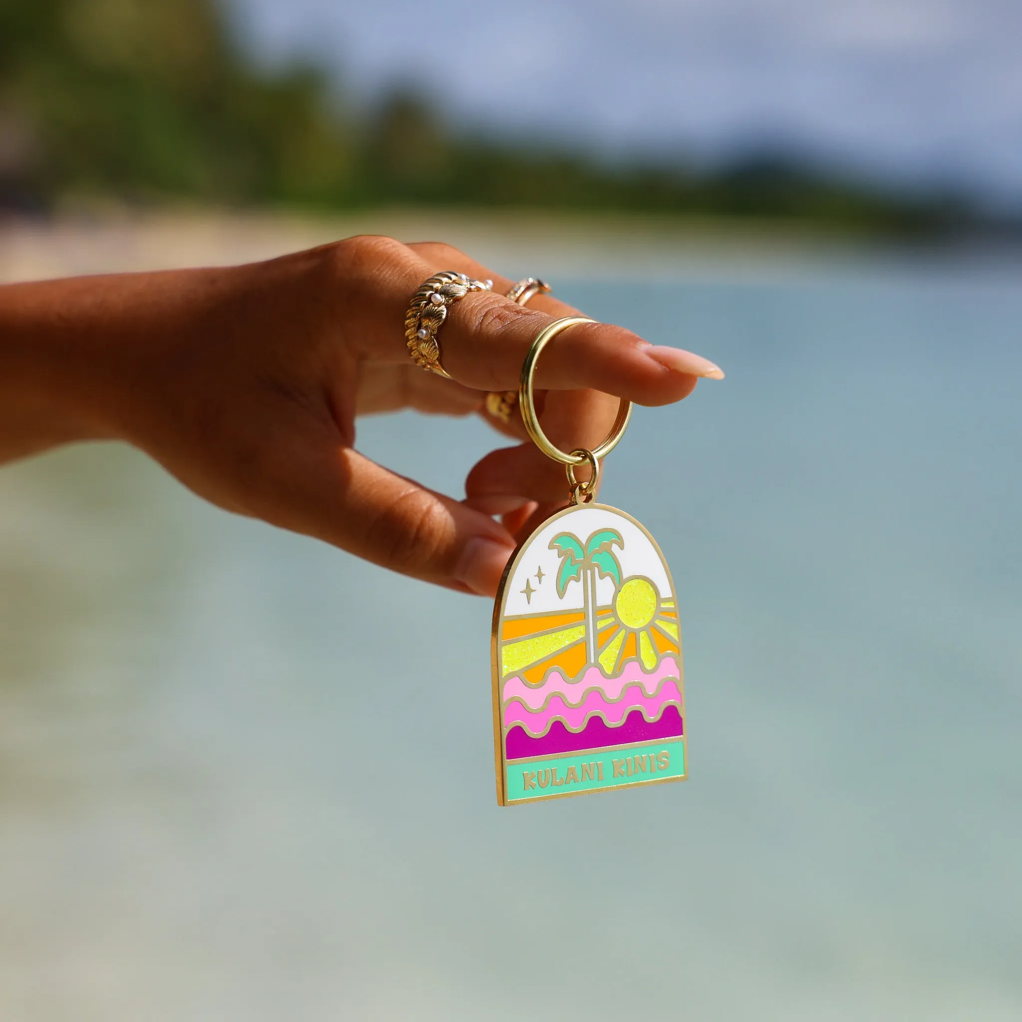 Keychain - Sunset Pink